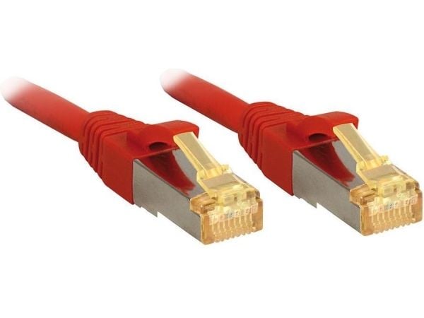 Lindy 47295, 3 m, Cat7, S/FTP (S-STP), RJ-45, RJ-45, Rød