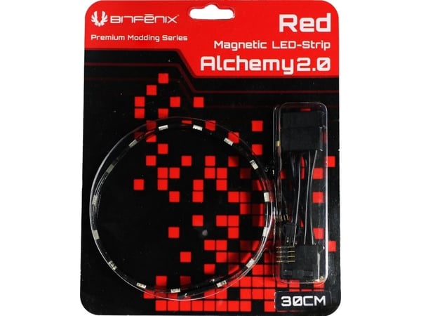 BitFenix Alchemy 2.0 - Systemhusbelysning (LED) - rød - 60 cm