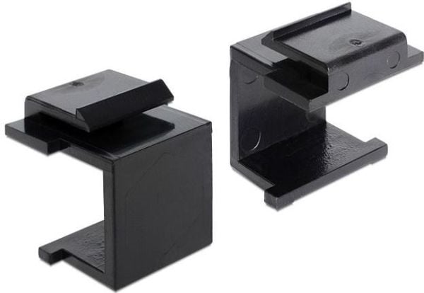 Delock - Korkki modulaariselle pistokeliittimelle - musta (4 kpl)