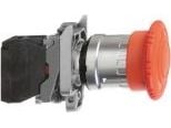 Schneider Electric XB4BS8445, Painikekytkin, Punainen, IP69K, LROS CSA GL DNV BV UL RINA, 600 V, 40 mm