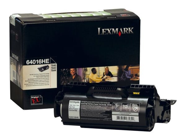 Lexmark 64016HE, 21000 sivua, musta, 1 kpl