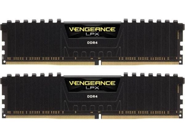 CORSAIR Vengeance LPX - DDR4 - sett - 32 GB: 2 x 16 GB - DIMM 288-pin - 2133 MHz / PC4-17000 - CL13 - 1.2 V - ikke-bufret - ikke-ECC - svart