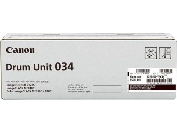Canon 034 - Svart - original - trommelsett - for ImageCLASS MF810Cdn, MF820Cdn; imageRUNNER C1225, C1225iF