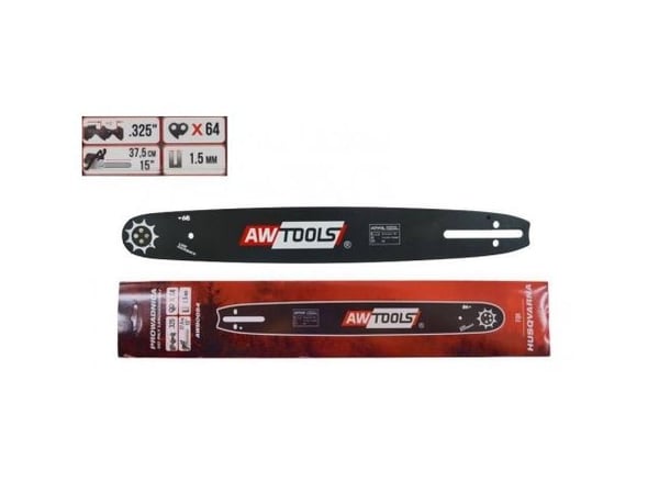 AW-Tools sverd til sag 38 cm/64/325"/1,5 mm til Husqvarna / Svart