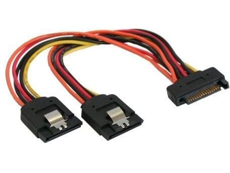 InLine SATA-virta Y-kaapeli SATA-hihna - 0,15m