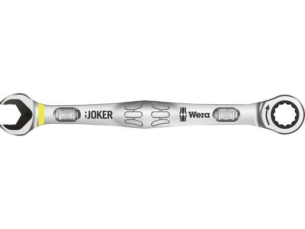 Wera Joker, 10 mm, Rustfritt stål, Krom-molybdenstål, Krom, Matt, Tyskland