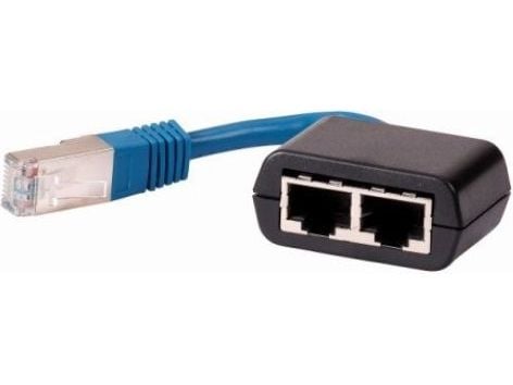 Eaton grenuttak 2 hunnuttak/1 hanstikk RJ45 DX-SPL-RJ45-2SL1PL (169142)