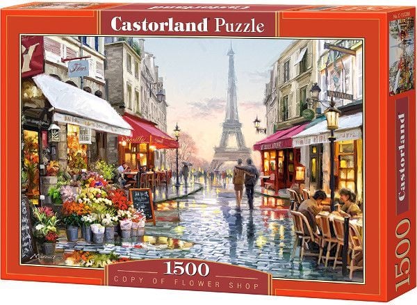 Castorland Flower Shop 1500 pcs, 1500 kpl, Kaupunki, 9 vuosi/vuosia