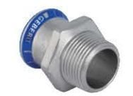 Overg.Stk Rustf 54mm-2 - Vain Udv. MA-Press. M-Bakker