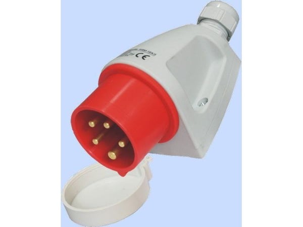 Elektromet MINI stickkontakt 16A 400V röd IP44 MINI (922060)