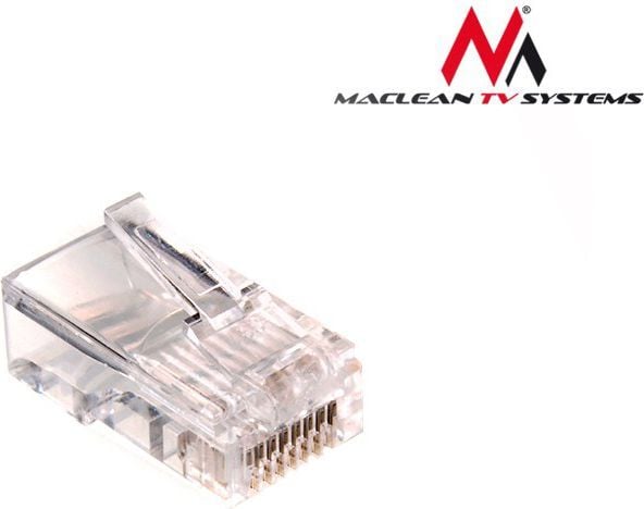 Maclean Plug RJ45 8P8C 5e solid (MCTV-662) 100 st