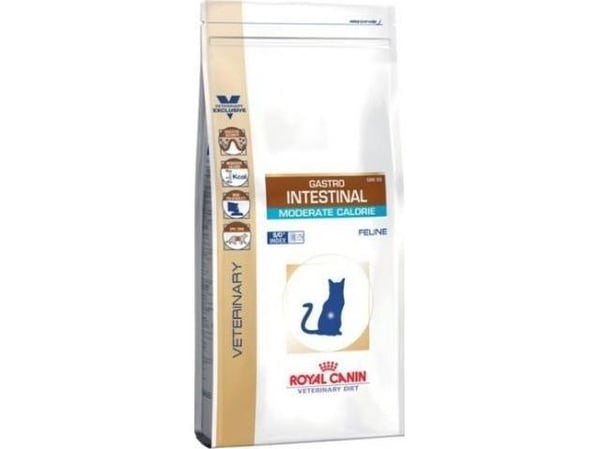 Royal Canin Gastro Intestinal Moderate Calorie, Voksen, Alle hunderaser, Fjærfe, Ris, 4 kg, Antioksidanter medfølger