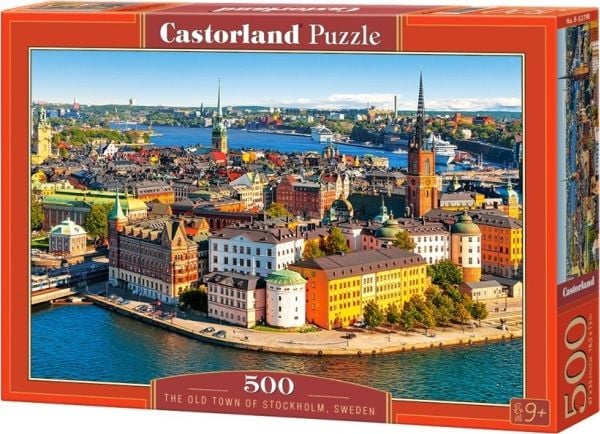 Castorland Puzzle 500 Tukholman vanha kaupunki, Ruotsi