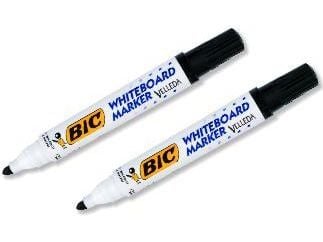 BIC Velleda ecolutions 1701 - Markør - ikke-permanent - for whiteboard - rød - alkoholbasert blekk - 1.5 mm (en pakke 12)