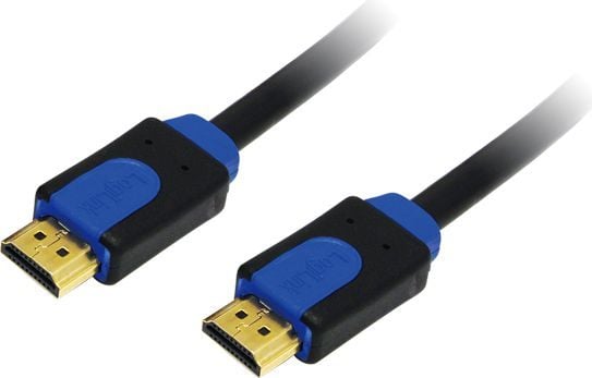 LogiLink CHB1105, 5 m, HDMI-tyyppi A (vakio), HDMI-tyyppi A (vakio), 10,2 Gbit/s, musta, Sininen