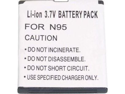 Ekstra digital batteri Nokia BL-5F (N95, N93i, 6290)