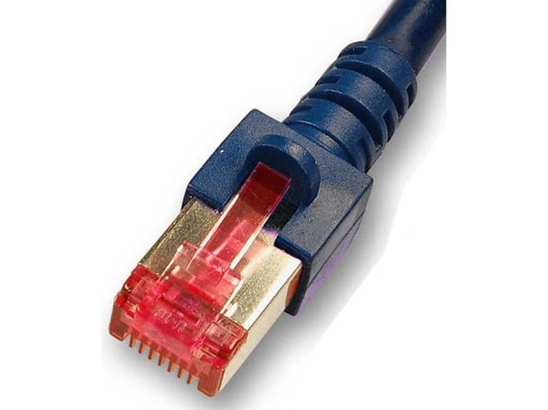 EFB Elektronik RJ45 S/FTP Cat6, 1 m, Cat6, S/FTP (S-STP), RJ-45, RJ-45, Sort