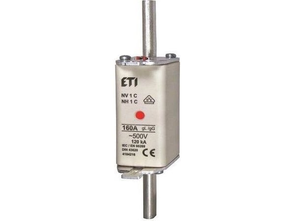 Eti-Polam industrisäkring trög KOMBI NH1C gG 16A/500V WT-1C (004184205)
