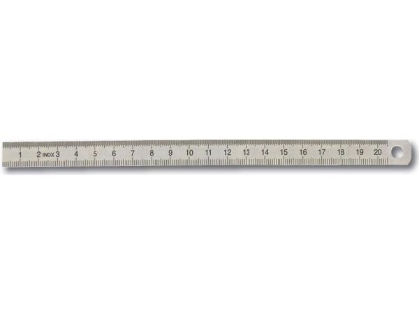 Gimex målelineal MLPD i metall rustfritt stål 15 cm (214.191)