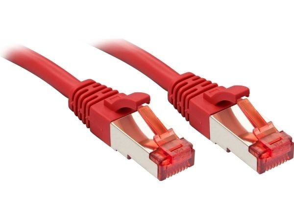 Lindy 47734, 2 m, Cat6, S/FTP (S-STP), RJ-45, RJ-45, Rød