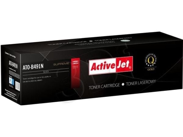 Activejet ATO-B491N (erstatning OKI 44917602; Supreme; 12000 sider; sort)
