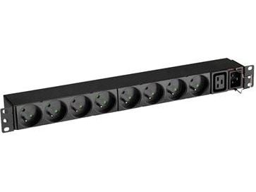Eaton FlexPDU 8 FR, Perus, 1U, Yksivaiheinen, Telineasennettava, Vaaka/Pysty, Musta