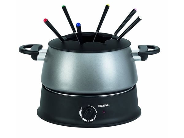 Tefal EF 3000.10, 1200 W, Sort, Sølv