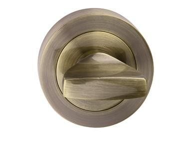 Metal-Bud skilt/ dørskilt rundt patina WC