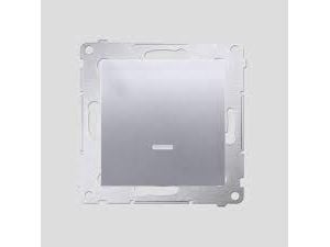 Kontakt-Simon DW1L.01/43, Muovi, Hopea, IP20, IP44, 250 V, 10 A, 75 mm