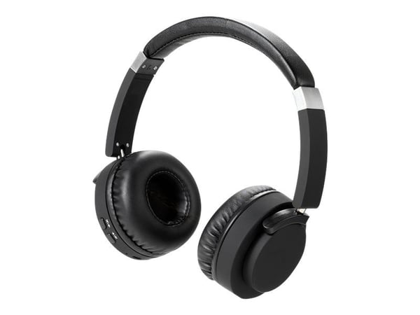 Vivanco BTHP 260 - Hodetelefoner med mikrofon - on-ear - Bluetooth - trådløs - 3,5 mm jakk - svart