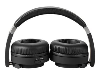 Vivanco BTHP 260 - Hodetelefoner med mikrofon - on-ear - Bluetooth - trådløs - 3,5 mm jakk - svart