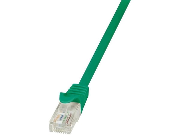 LogiLink EconLine - Koblingskabel - RJ-45 (hann) til RJ-45 (hann) - 25 cm - UTP - CAT 6 - grønn