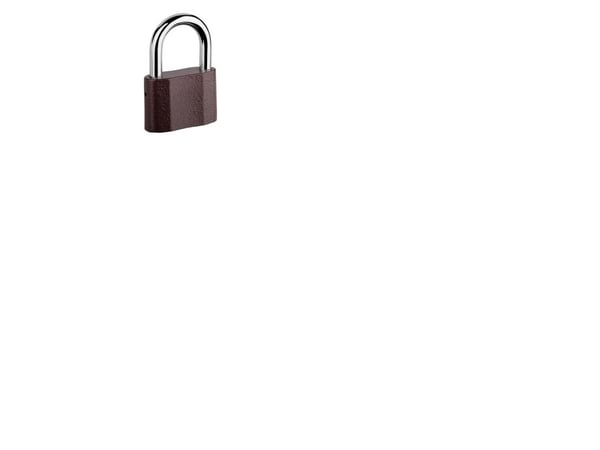 LOB Cast iron bolt padlock 50mm with 3 keys KS50