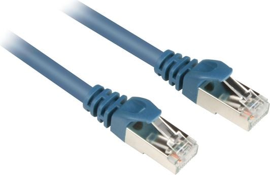 Sharkoon - Koblingskabel - RJ-45 (hann) til RJ-45 (hann) - 10 m - SFTP - CAT 6 - grå