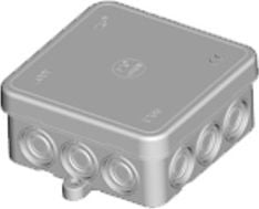 Elettrocanali Pintakotelo 75 x 75 x 35mm IP55 harmaa (EC411C3)
