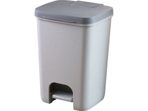 Curver Essentials, 40 l, Rektangulær, Plastikk, Grå, Pedal, 380 mm