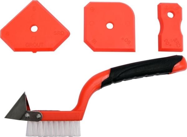 Yato YT-52621, Tetningsmassefjernerverktøy, Rød, Plast, 3 stykker