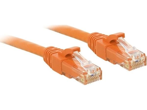 Lindy 48111, 7,5 m, Cat6, U/UTP (UTP), RJ-45, RJ-45, Oransje