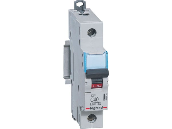 Legrand TX3, Dvärgbrytare, Typ C, IP20, 240 - 415 V