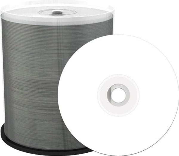 MediaRange Professional Line - 100 x CD-R - 700 MB (80min) 52x - vit - yta utskrivbar med bläckstråleskrivare, inre skrivbar plastring - spindel