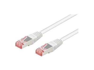 Goobay 93506, 20 m, Cat6, S/FTP (S-STP), RJ-45, RJ-45, Hvit