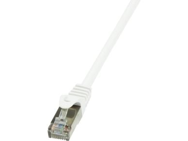 LogiLink 15m Cat.6 F/UTP, 15 m, Cat6, F/UTP (FTP), RJ-45, RJ-45, Hvit