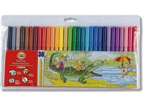 Koh I Noor tuschpennor 30 färger (245652)