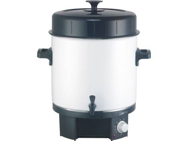 Clatronic EKA 3338, 25 L, 14 L, 30 °C, 100 °C, Svart, Hvit, Plast