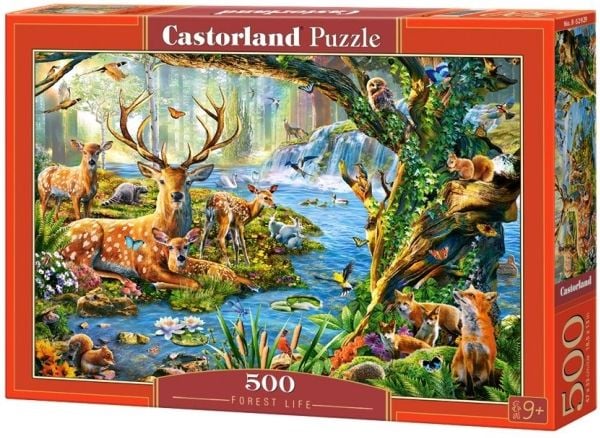 Castorland Forest Life, 500 kpl, Kasvit ja eläimistö, 9 vuosi/vuosia