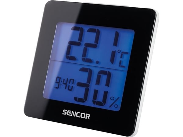 Sencor SWS 1500 B - Termohygrometer - digital - svart