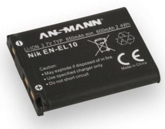 Ansmann A-NIK EN EL 10, 650 mAh, 3,7 V, Litiumioni (Li-Ion)