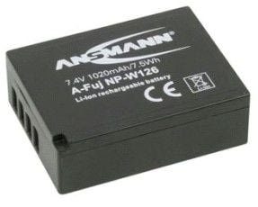 ANSMANN A-Fuji NP-W 126 - Batteri - Li-Ion - 1020 mAh - for Fujifilm X Series X100, X-A10, X-A3, X-A5, X-E2S, X-E3, X-H1, X-Pro2, X-T10, X-T2, X-T20
