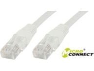 MicroConnect - Nettverkskabel - RJ-45 (hann) til RJ-45 (hann) - 1 m - UTP - CAT 5e - hvit