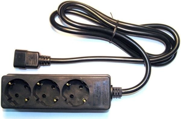 Eaton 1010081, 1,7 m, C14 liitin, Virtapistoke tyyppi F, 10 A